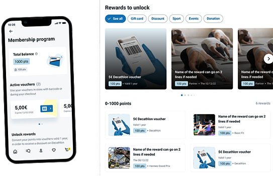 Screenshot of the use case Decathlon